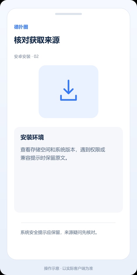 德扑圈 核对获取来源操作示意